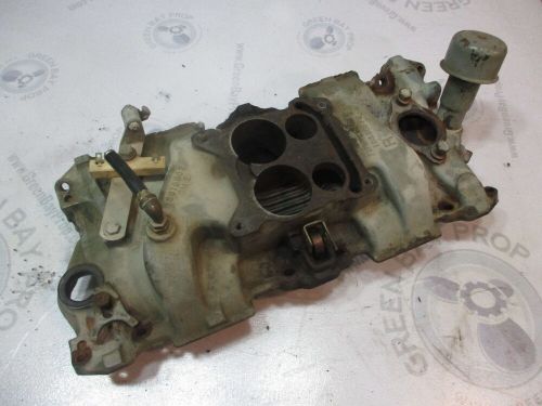 3931575 omc v8 chevy stringer stern drive 4 barrel intake manifold 3919803