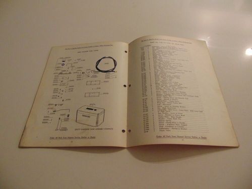 1951 1952 johnson outboard qd-12 qd-13 10 hp parts catalog manual oem dealer