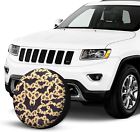 Bat pattern print tires cover customized wheel cover fits tire for many vehicles