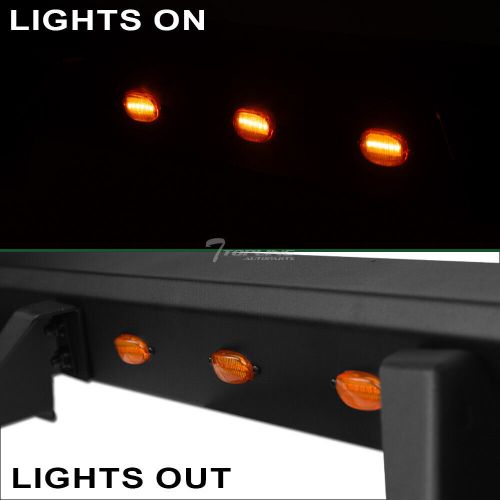 Tlaps for 2022-2024 toyota tundra crewmax modular led drop step bars matte black