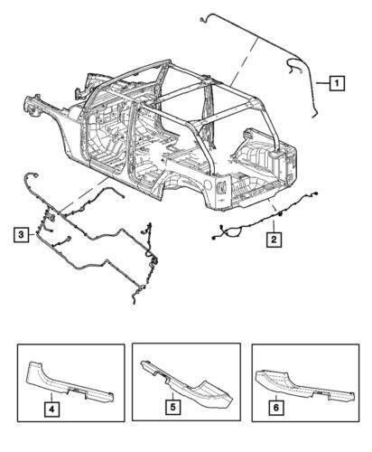 Genuine mopar body wiring 68234800ad