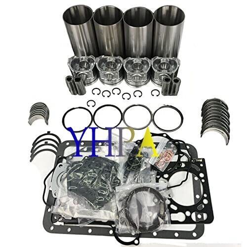 4tne88 overhaul rebuild kit compatible for yanmar engine  excavator repair