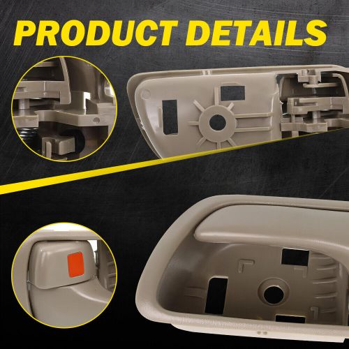 Idh010067 fit 2002-2006 toyota camry door handle inner interior left side beige