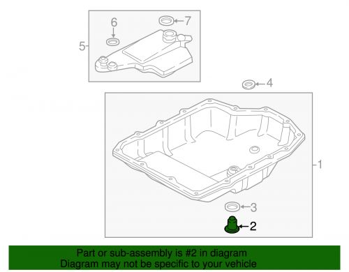 Genuine mazda drain plug fs50-21-249