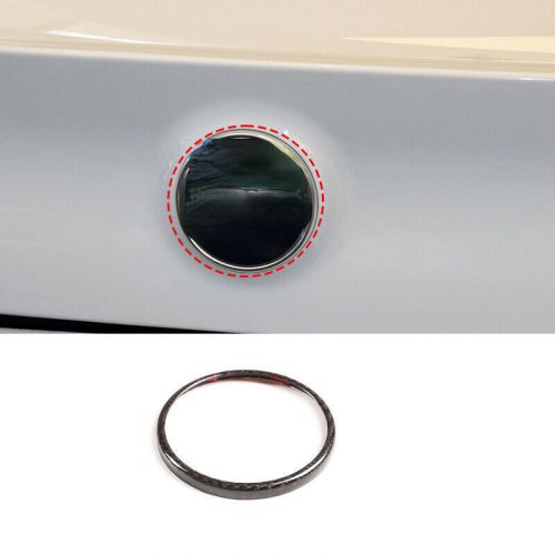 Real carbon fiber rear circle cover trim for alfa romeo giulia stelvio 2020-23