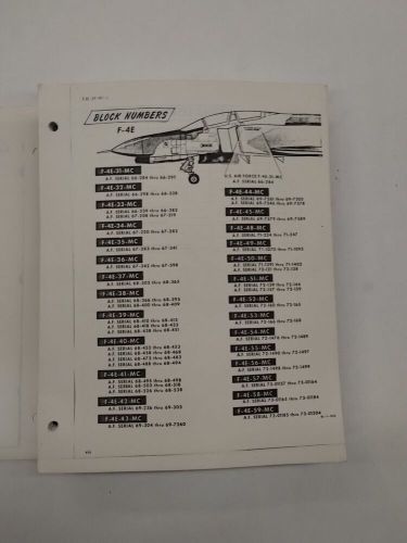 Douglas series f-4c/f-4a/f-4e aircraft flight manual t.o.1f-4c-1/copy