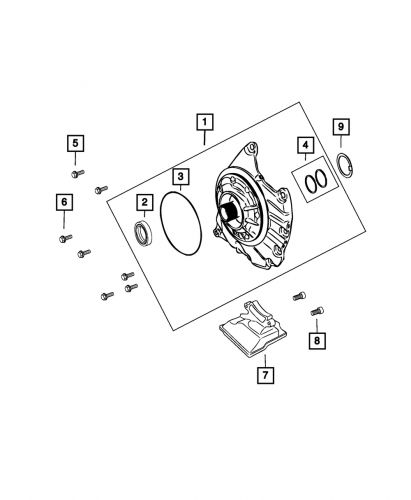 Genuine mopar transmission oil filter 68110657aa