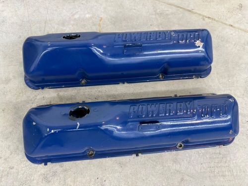 Ford valve covers 390 galaxie falcon fairlane truck car blue