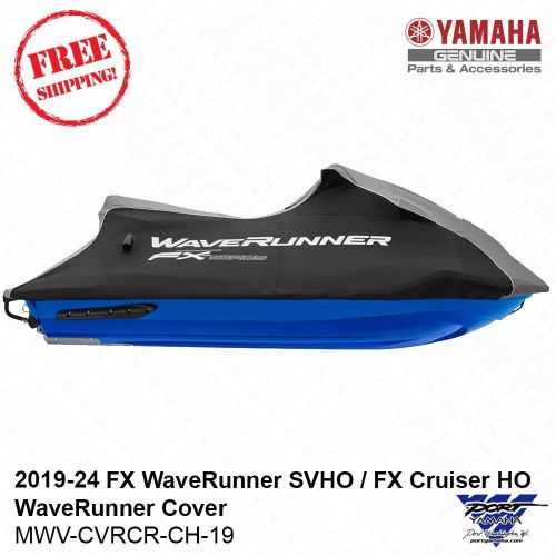 Yamaha 2019-2024 fx cruiser svho, fx cruiser ho waverunner cover mwv-cvrcr-ch-19