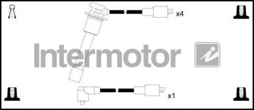 Ht leads ignition cables set fits talbot express 1.8 81 to 90 xm7t intermotor