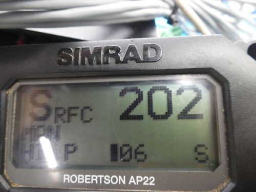 Simrad rfc35 autopilot heading sensor 22081459 28ft cable great cond./90 day war