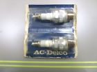 *new* (lot of 2) 0750 ac delco spark plug vb40ffm