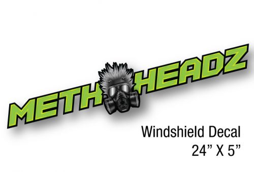 Methheadz decal - die cut (4-3/4&#034; x 24&#034;)