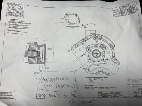 Twin disc 5075 / 5082 live b pad pto