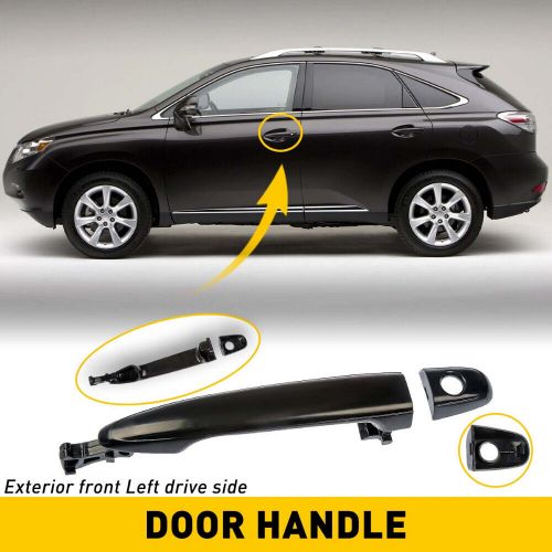 4x outer exterior front left right door handle black for 2007-2011 toyota camry