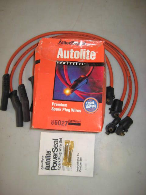 91-96 ford escort, tracer, 4cyl,  ignition, spark plug wires, autolite  # 86027