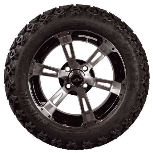 14&#034; colossus wheels &amp; 23x10-14 all terrain golf cart tires- set of 4