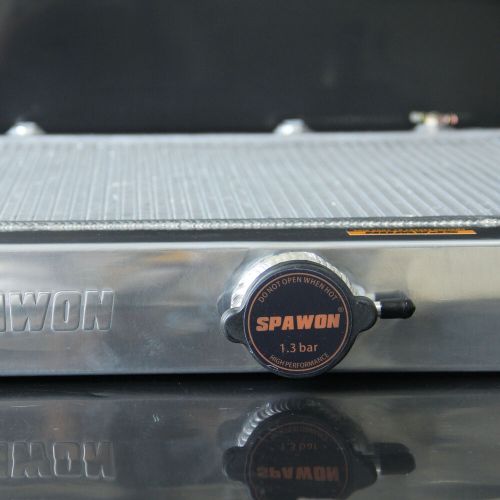 At spawon for plymouth savoy 1955-1956 4rows l6 3.8l 5556 aluminum radiator