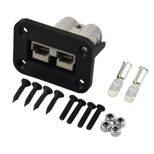 1-4x 50a battery trailer pair plug quick connector kit connect disconnect winch#