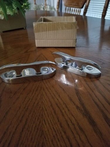 Stainless steel marine-boat-dock folding #316 cleats/2 per box