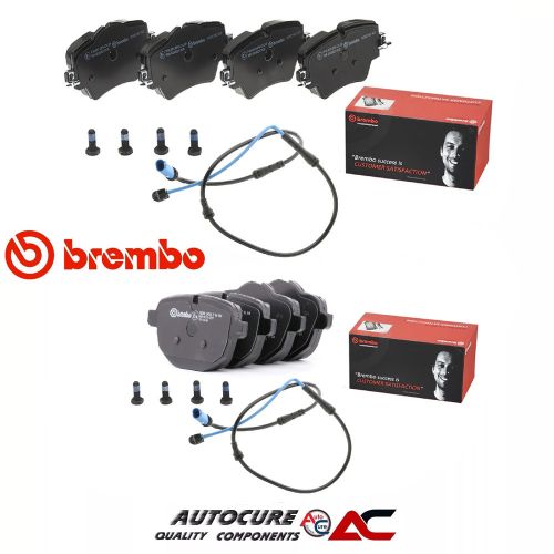 For bmw 5 series 520d m sport mk7 g30 brembo front &amp; rear brake pads set