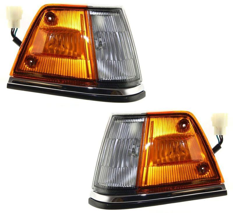 Corner light lamp assembly pair set (driver & passenger side, qty 2)