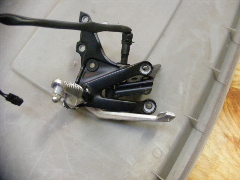 Honda cbr 600rr 600 rr right side rear set with brake pedal 2009 2010