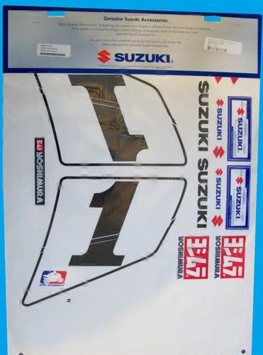 Suzuki motorcycle bike gsxr 1000 gsxr1000 mladin replica graphics decal decals