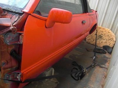 87-93 mustang lx convertible lh drivers door power oem summer edition clean