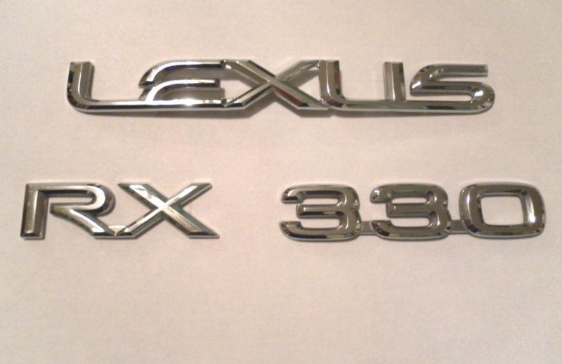 Lexus rx 330 trunk liftgate emblems