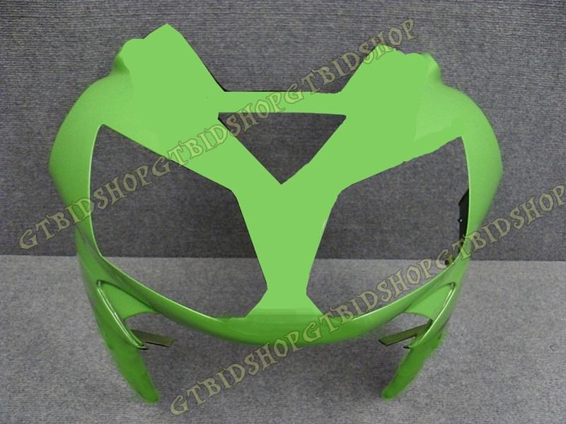 Universal nose fairing for kawasaki zx12r zx-12r ninja ( 2002 - 2004 ) green