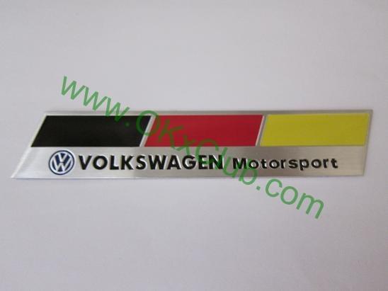 Vw volkswagen motorsport emblem badge sticker decal 13 x 2.5cm