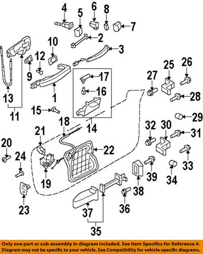 Audi oem 8t0837205agru outside door handle-handle, outside