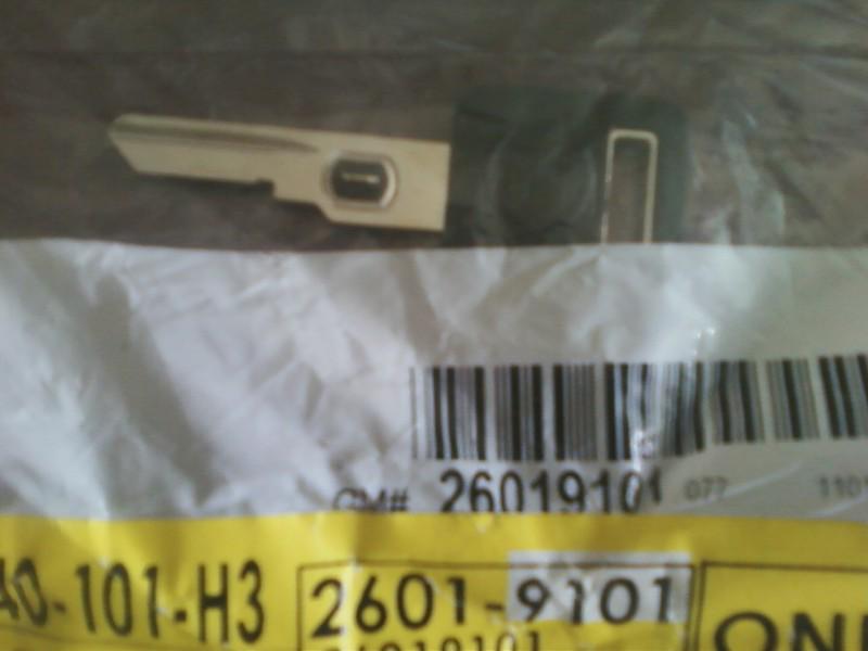 Gm 26019101 cadillac key blank