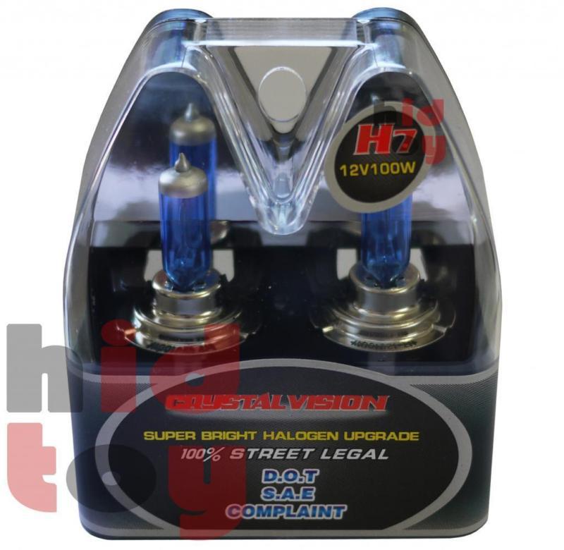 M-box h7 super white 100w halogen headlight #au90 high beam light lamp bulb