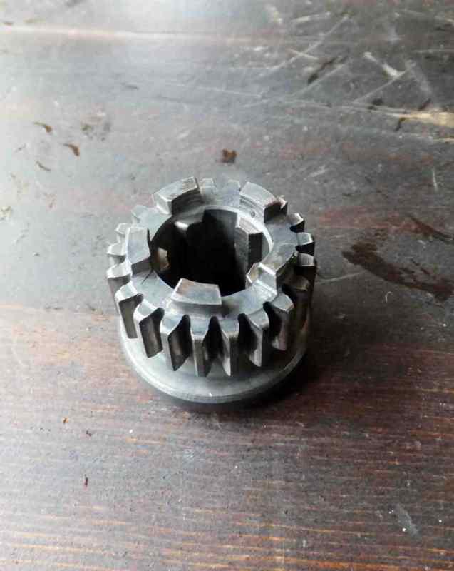 (h17) 1961 165 cc harley hummer transmission gear