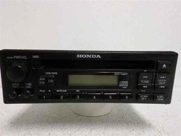 99 00 01 honda crv cd player radio oem lkq