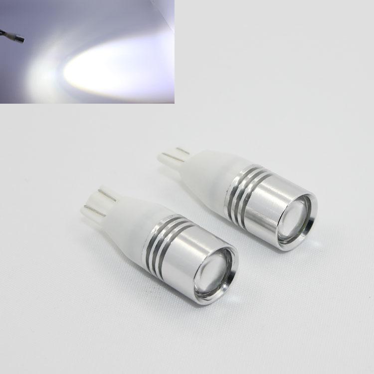 2x t10 168 194 w5w xenon white auto wedge led 7w cree q5 reverse light bulb 12v 