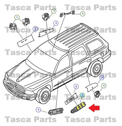 Oem 6 gang door lock & window switch 2005-2014 dodge chrysler jeep #v7700001aa