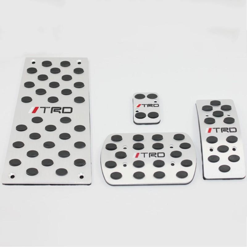 Aluminum fuel brake foot rest at pad pedal pedals fit for toyota camry 2013