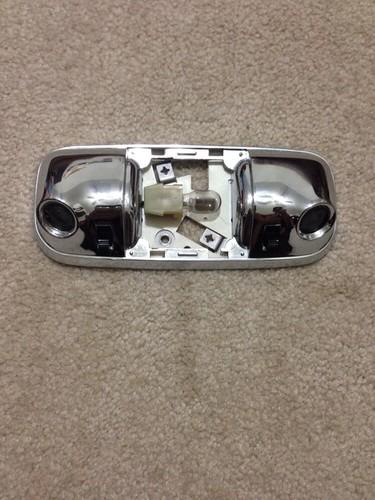 Vintage ford mercury lincoln overhead chrome dual map light dome light