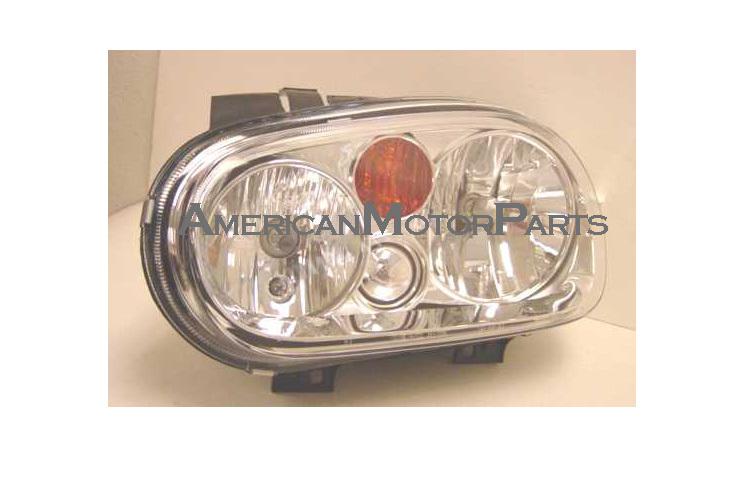 Depo pair replacement headlight w/ fog lamp 02-02 volkswagen golf gti