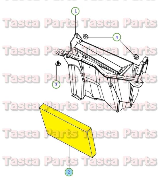 New oem mopar cabin air filter 2011-2014 dodge challenger charger chrysler 300