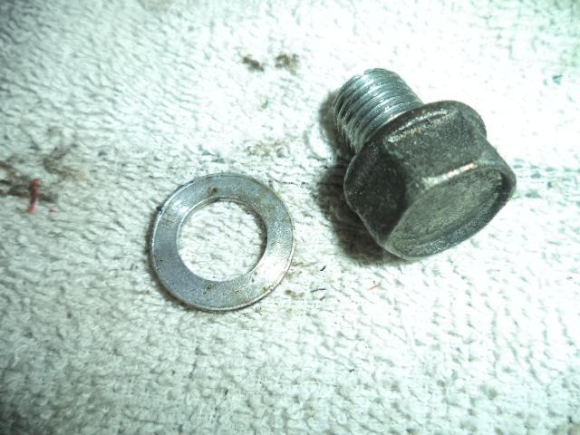 Honda metropolitan chf50  oem oil drain plug bolt & crush washer nps50 ruckus 