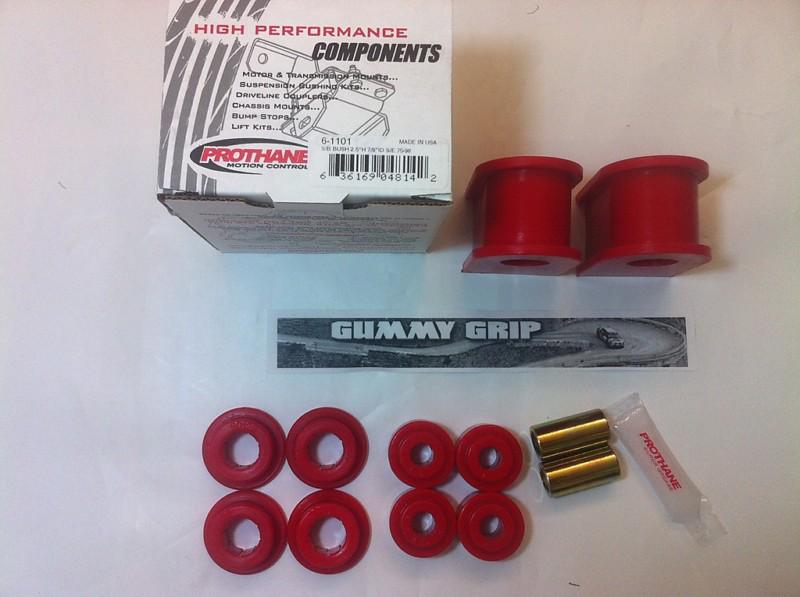 Prothane front or rear sway bar/ end link bushing 2.5"h 7/8"id 75-98 6-1101 *