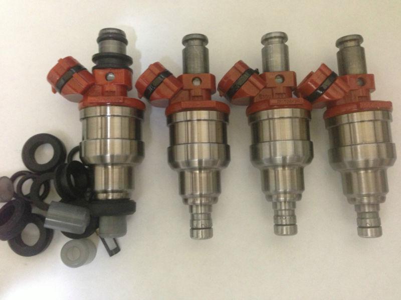 1998 toyota pickup 2.4 4cyl fuel injectors set ofer 23250 35030