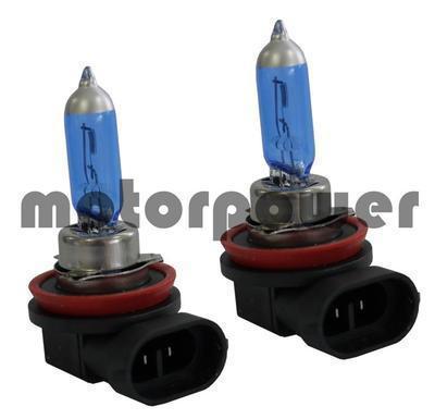 H11 100 w watt white high beam 12v xenon halogen #e3 headlight 2pc light bulbs