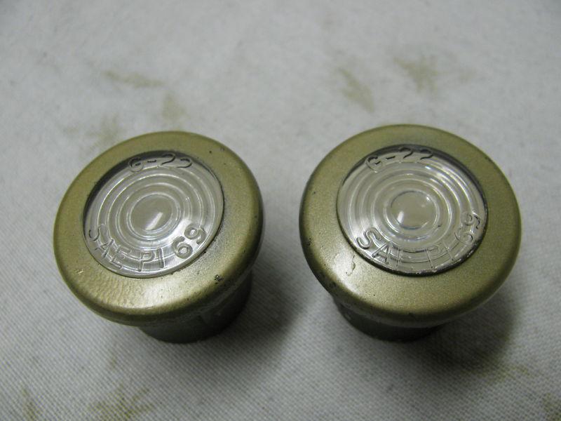 1969 gto / firebird orig side marker light set nice! judge trans am