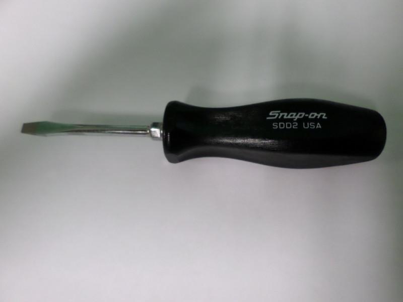 Snap on tools nos black hard handle sdd2 usa screwdriver new tools 