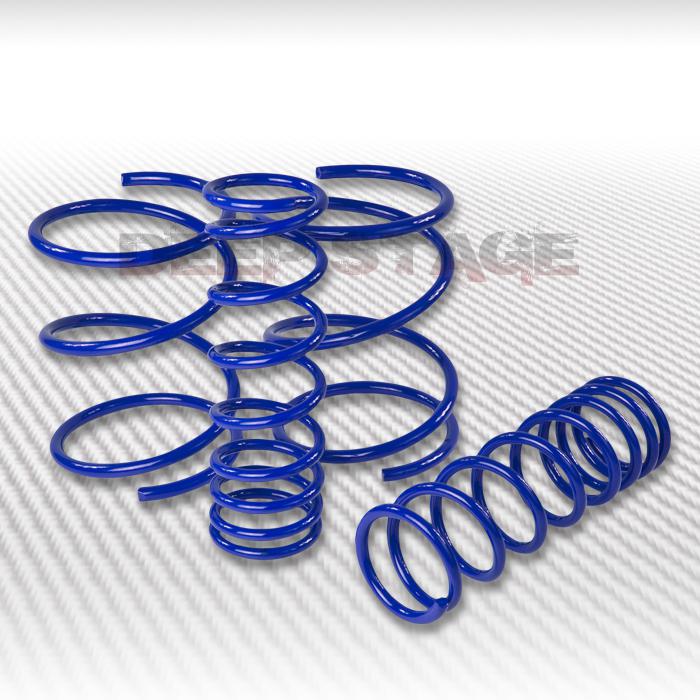 2.5"drop sport suspension lowering spring 06-12 mit eclipse gs/gt dk4a/2a blue